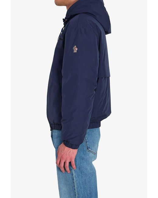 Moncler Blue Berguns Reversible Down Jacket for men