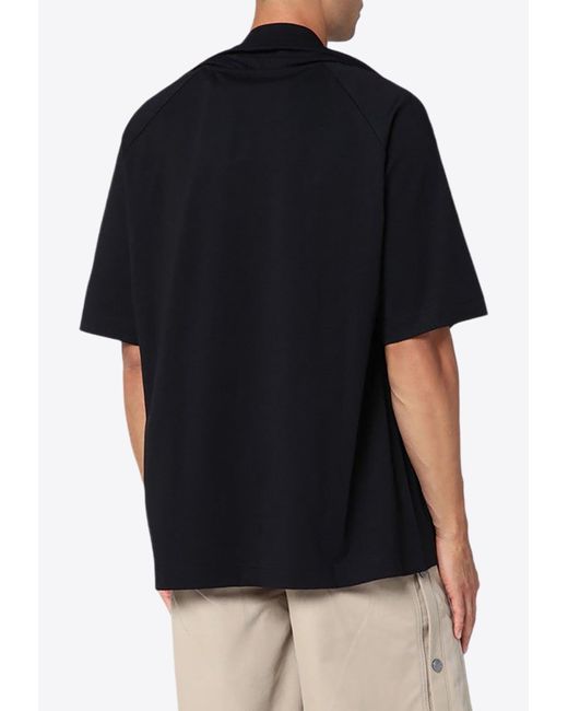 Martine Rose Black Oversized Celebration Printed T-Shirt for men