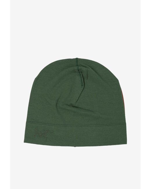 Arc'teryx Green Rho Wool Beanie for men