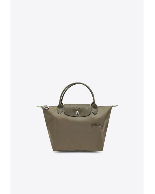 Longchamp Green Small Le Pliage Tote Bag