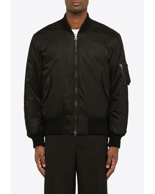 Black burberry bomber jacket Clearance
