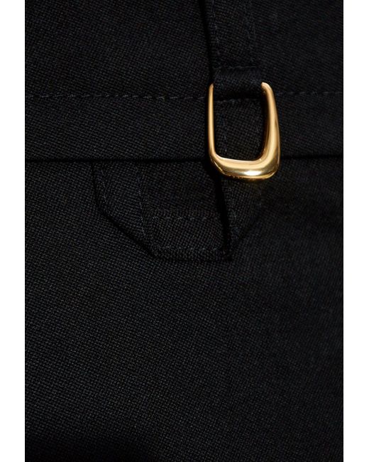 Jacquemus Black Tibau Straight-Leg Pants