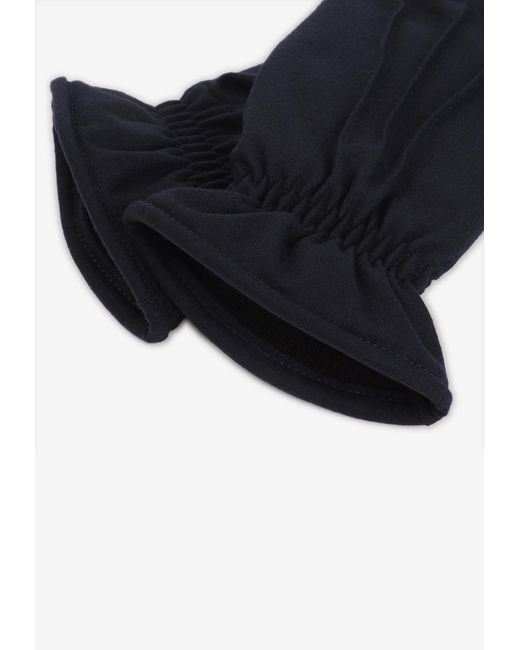 Brioni Black Cashmere Gloves for men