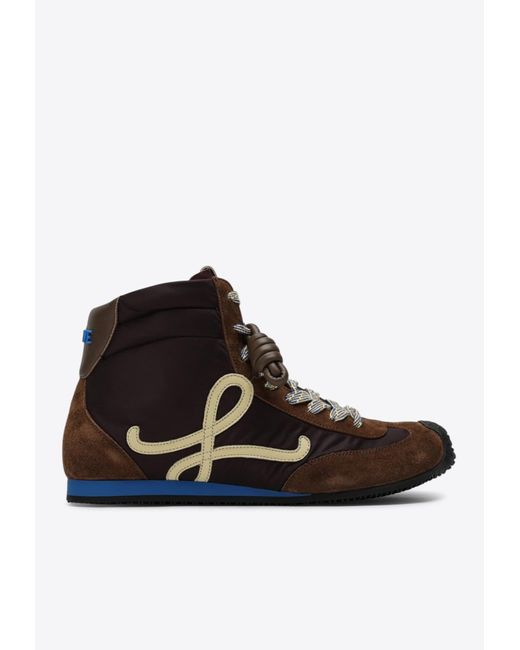 Loewe White Ballet Runner 2.0 High-Top Sneakers