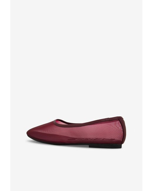 Senso Red Dena Mesh Ballet Flats