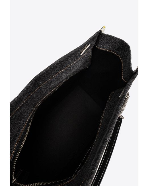 Marc Jacobs White Medium Denim Tote Bag