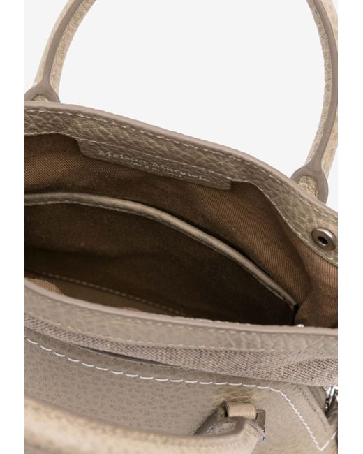 Maison Margiela White Micro 5Ac Classique Top Handle Bag