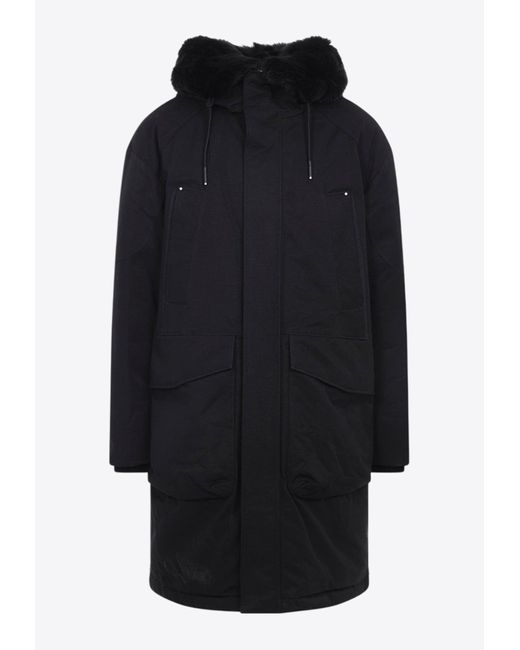 Moose Knuckles Blue Dawson Down Parka for men