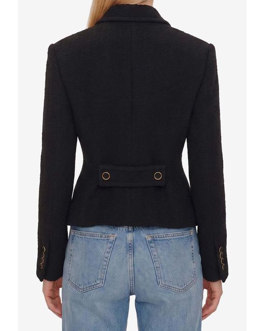 Chloé Black Wool Bouclé Jacket