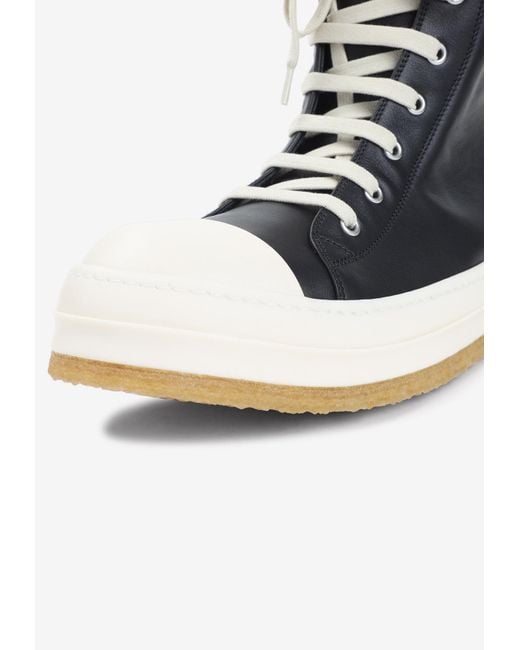 Rick Owens Black Creep Sneakers for men