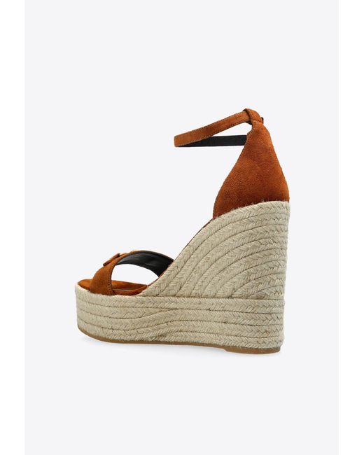 Versace Natural Wedge Sandals