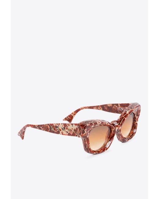 Marni Pink Magneticus Lava Sunglasses