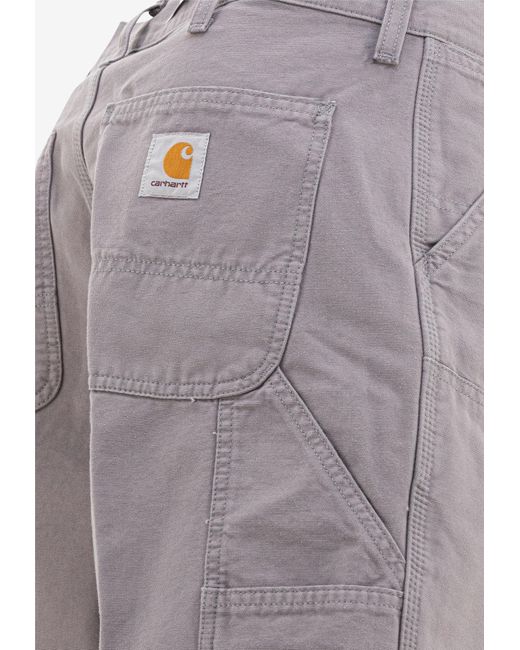 Carhartt Gray Double Knee Bermuda Shorts for men