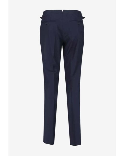 Tom Ford Blue Wool Single-Breasted Suit for men
