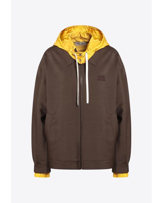 Miu Miu Brown Mustard Jacket