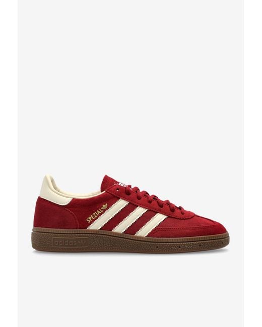 Adidas Originals Red Sports Shoes 'Handball Spezial' for men
