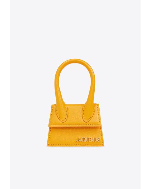 Jacquemus Metallic Mini Chiquito Top Handle Bag