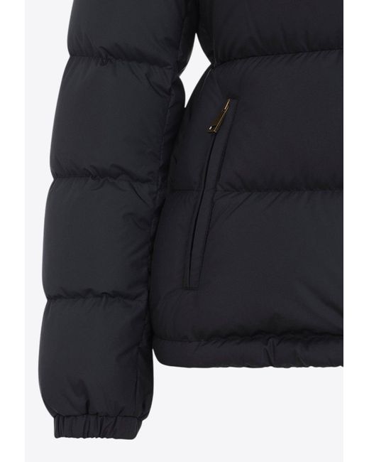 Moncler Blue Dourbe Down Jacket
