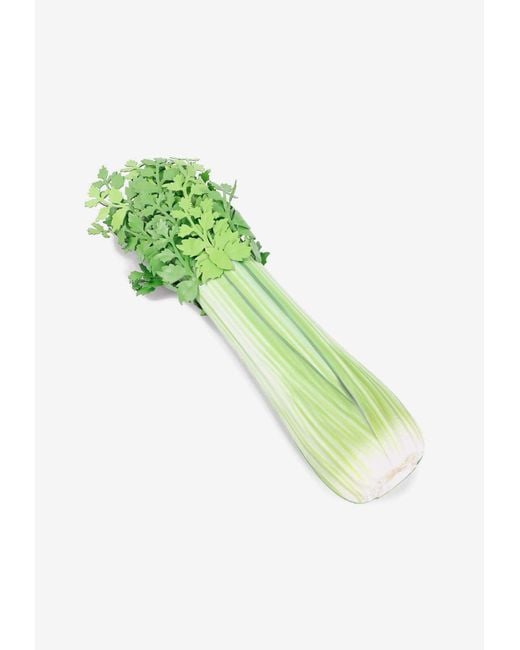 Moschino Green Maxi Celery Clutch