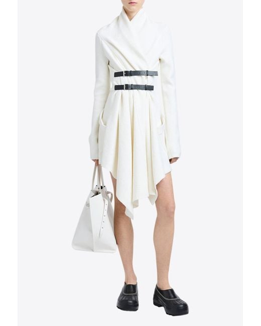 Proenza Schouler White Reinhardt Asymmetrical Dress