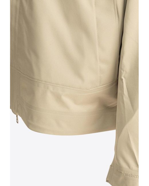 Norse Projects Natural 3L Waterproof Stand Collar Jacket for men