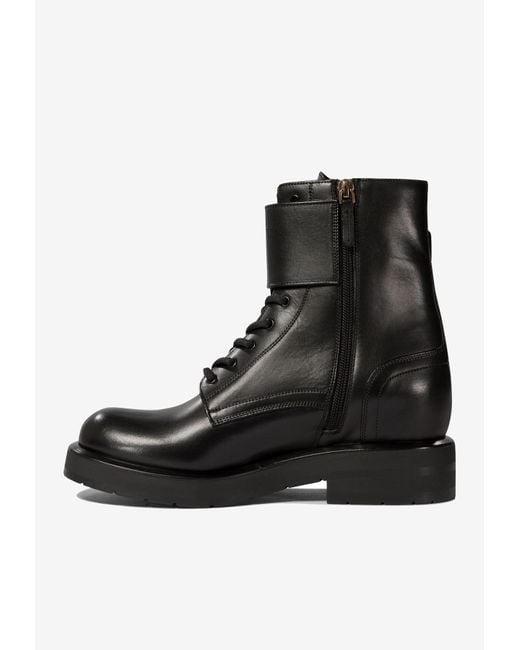 Chloé Black Coddington Combat Boots