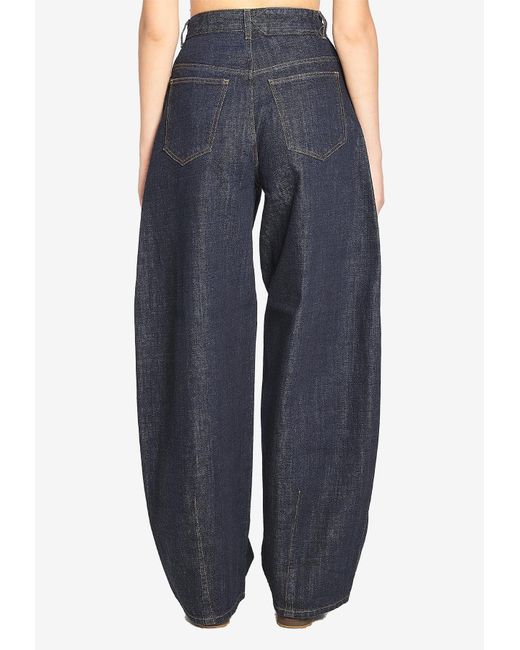 Jacquemus Blue De-Nimes Ovalo Denim Pants