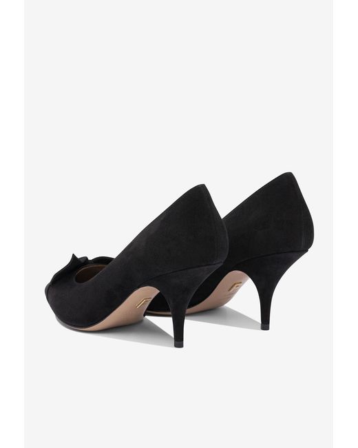 Ferragamo Black Ferragamo Heels