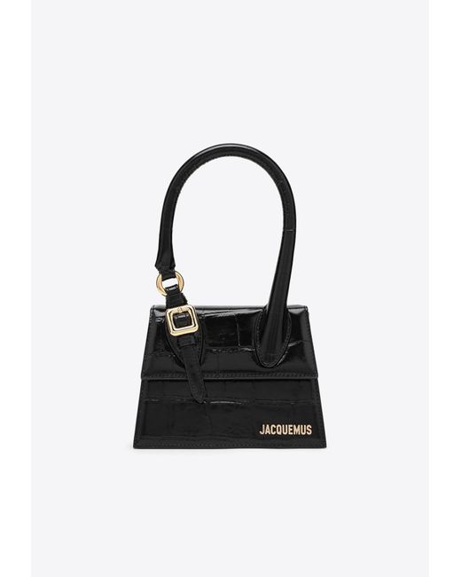 Jacquemus Black Le Chiquito Moyen Top Handle Bag