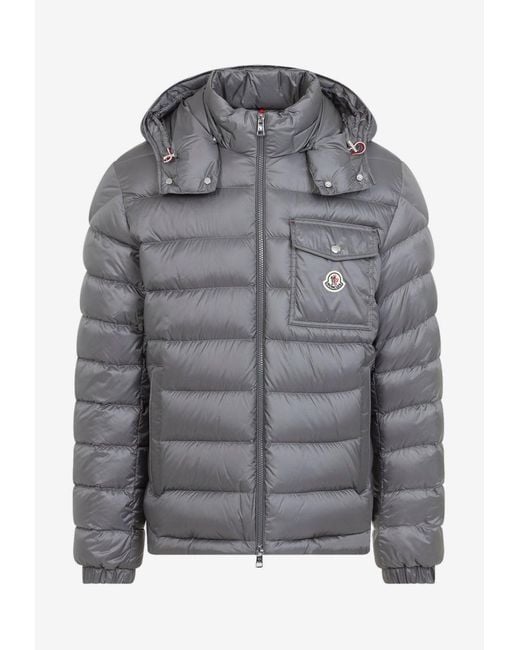Moncler Gray Verith Down Jacket for men