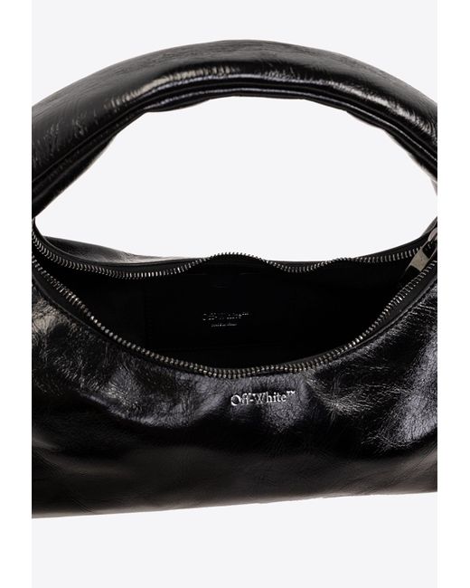 Off-White c/o Virgil Abloh Black Arcade Leather Shoulder Bag