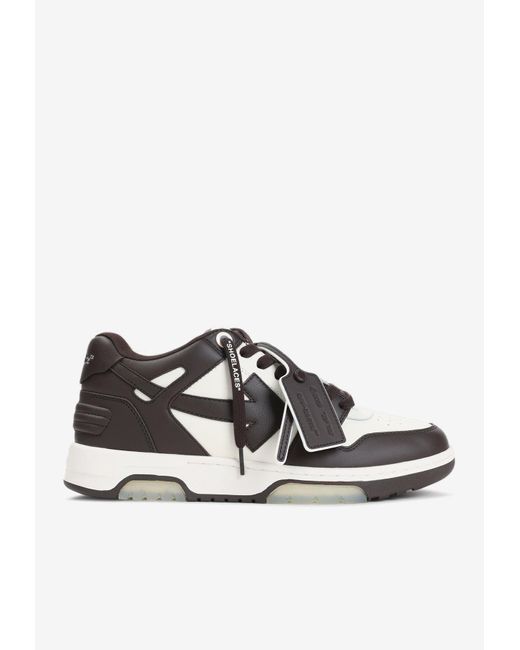 Off-White c/o Virgil Abloh Brown Chocolate And Out Of Office Sneakers for men