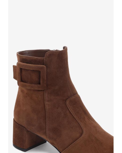 Roger Vivier Brown Tres Vivier Polly 45 Boots