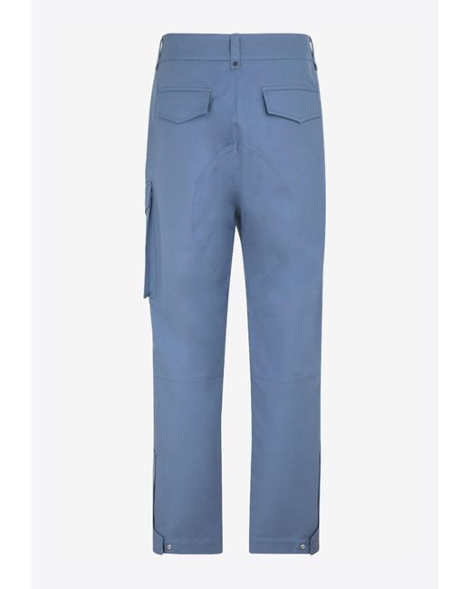 Dior X Alyx-1017-9sm Signature Buckle Cargo Pants in Blue for Men | Lyst