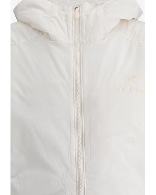 Arc'teryx White Atom Windbreaker Jacket for men