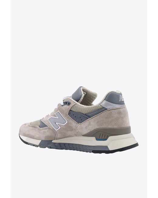 New Balance White 998 Low-Top Sneakers for men