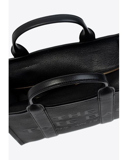 Marc Jacobs Black The Medium Logo Tote Bag