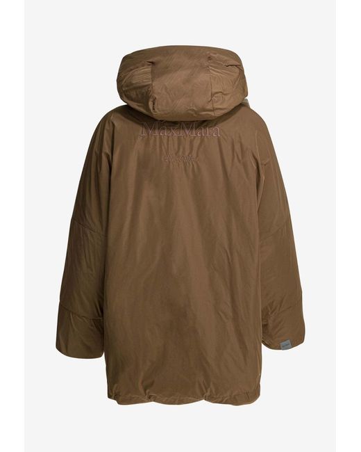 Max Mara Natural Desiderio Reversible Puffer Jacket