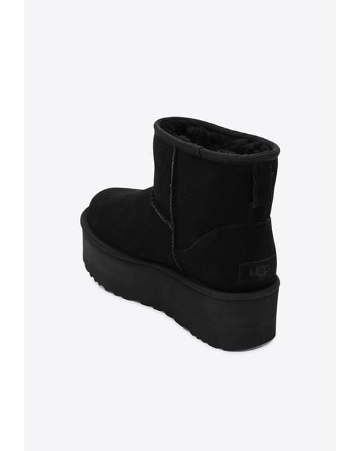 Ugg Black Classic Ultra Mini Platform Boots