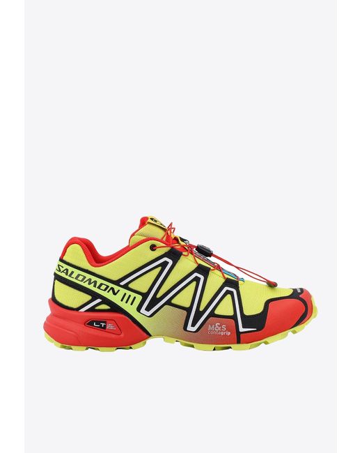 Salomon Yellow Speedcross 3 Low-Top Sneakers for men