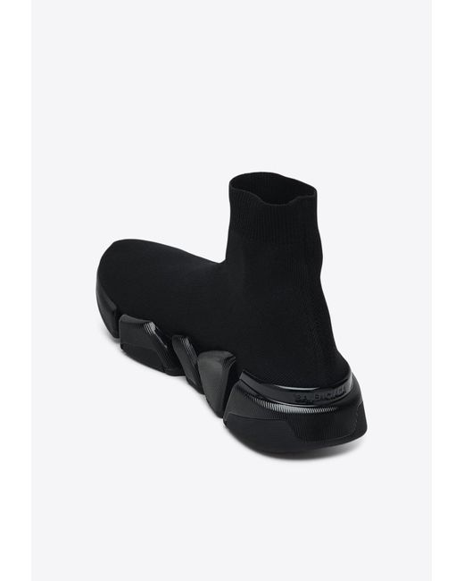 Balenciaga Black Speed 2.0 Stretch Knit Sneakers