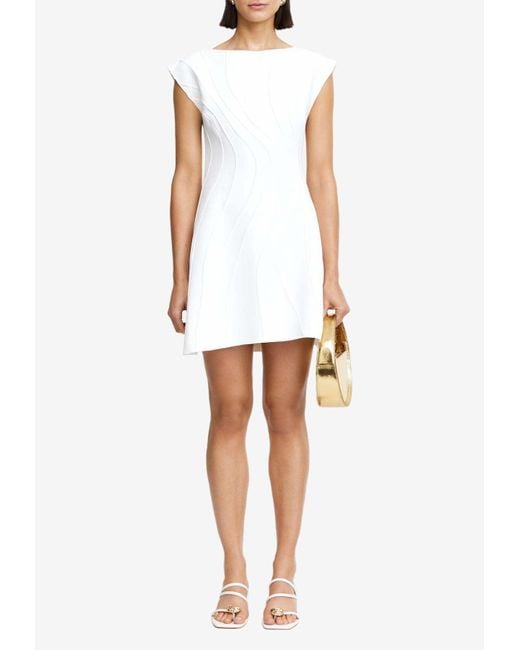 Acler White Treven Mini Dress