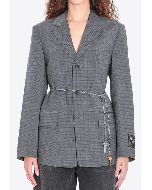 Alexander Wang Gray Tailored Blazer