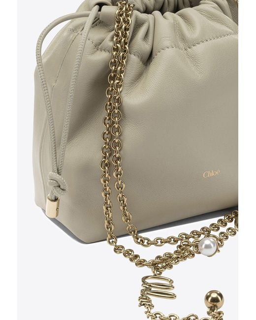 Chloé White Mini Icons Handbag