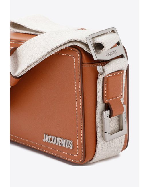 Jacquemus White Le Cuerda Horizontal Shoulder Bag for men