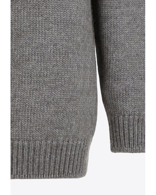 The Row Gray Elu Sweater
