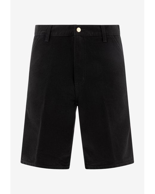 Carhartt Black Single Knee Bermuda Shorts for men
