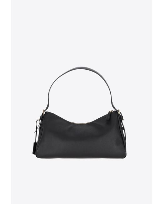 Prada Blue Medium Aimée Leather Shoulder Bag