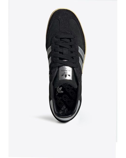Adidas Originals Black Samba Og Low-Top Sneakers