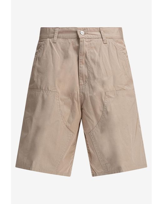 Carhartt Natural Double-Knee Bermuda Shorts for men